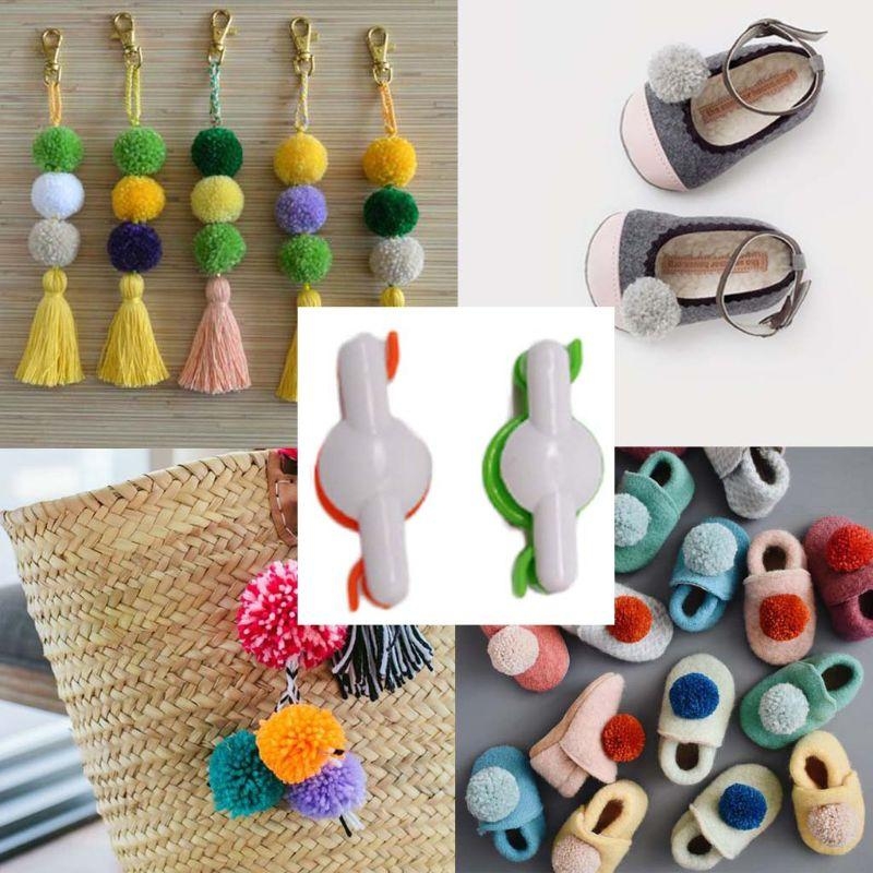 Pom Pom Maker Tool - D8KF 2 ชิ้น Pom-Pom Maker สำหรับ