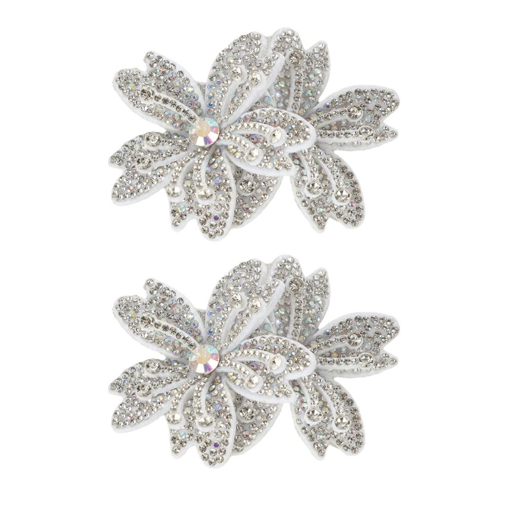 1 คู่ แพทช์ดอกไม้ประดับเพชร 3D - Craft Embellishments บทวิจารณ์และราคา