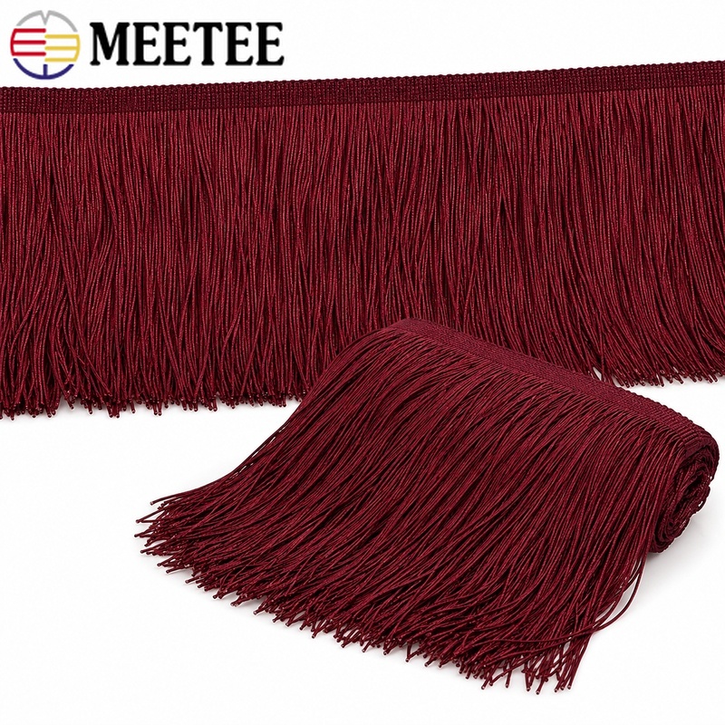 ริบบิ้นโพลีเอสเตอร์สีแดงขนาด 5 - Fringe Ribbon Sewing บทวิจารณ์และราคา