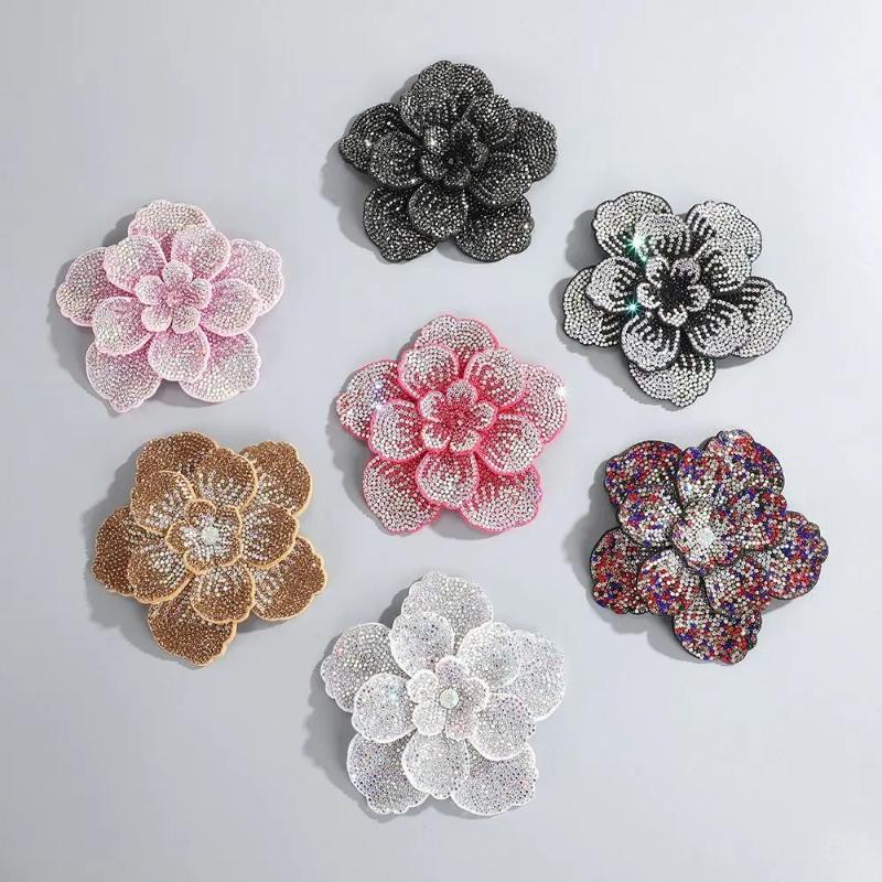 1 ชิ้น แผ่นปะดอกคามีเลียสามมิต - Craft Embellishments บทวิจารณ์และราคา