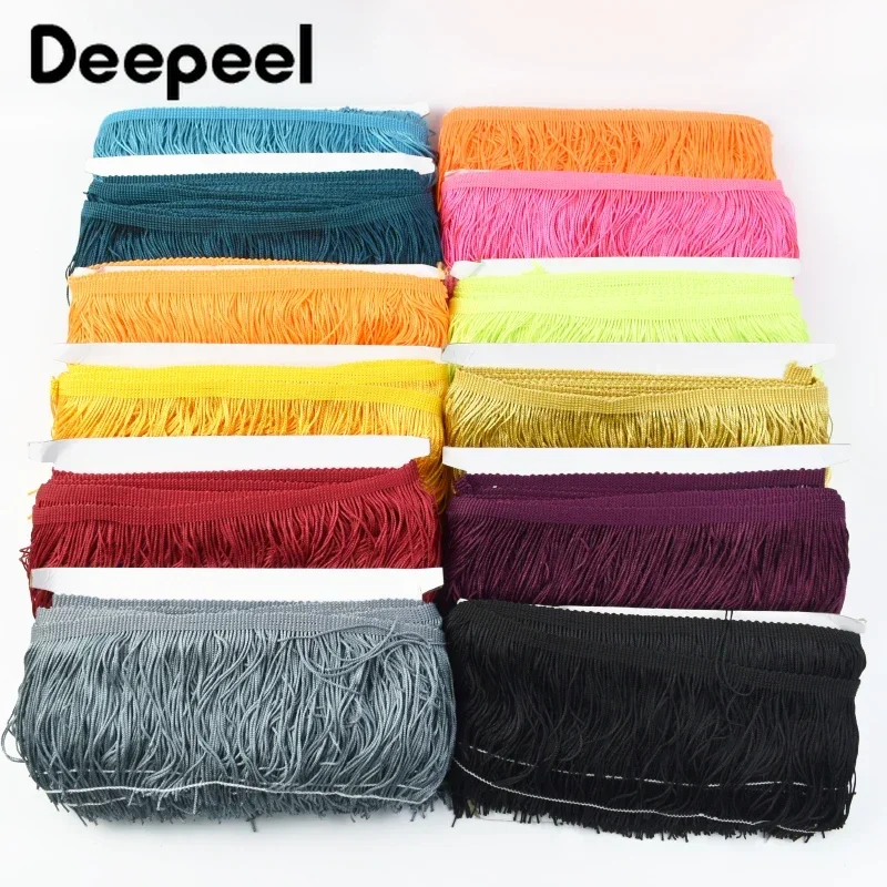 ริบบิ้นลูกไม้ถักลายยาว 10 หลา  - Fringe Ribbon Sewing บทวิจารณ์และราคา